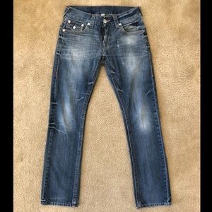 Men’s True Religion jeans, slim straight size 29